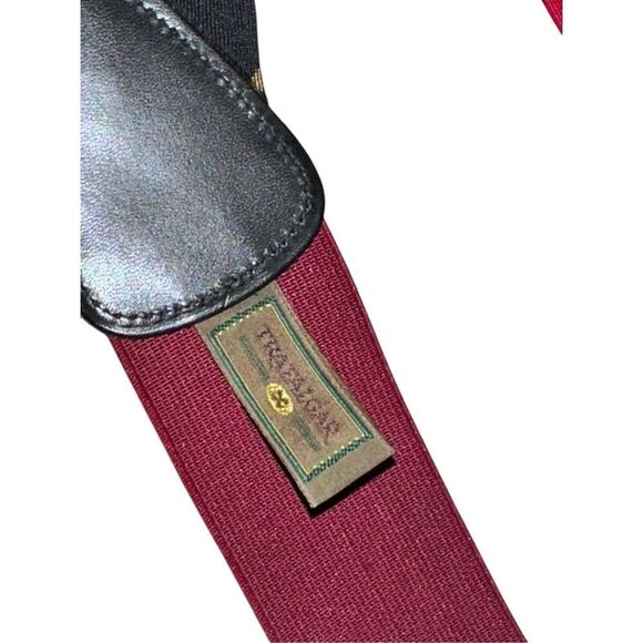 UNIQUE Men Trafalgar plaid print Formal End Braces ONE SIZE Suspenders Plaid Si - Picture 3 of 6